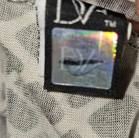 DIANE VON FURSTENBURG DVF 100% Silk Wrap Dress New Julian  Black Orange Sz‎ 0 - Picture 2 of 16